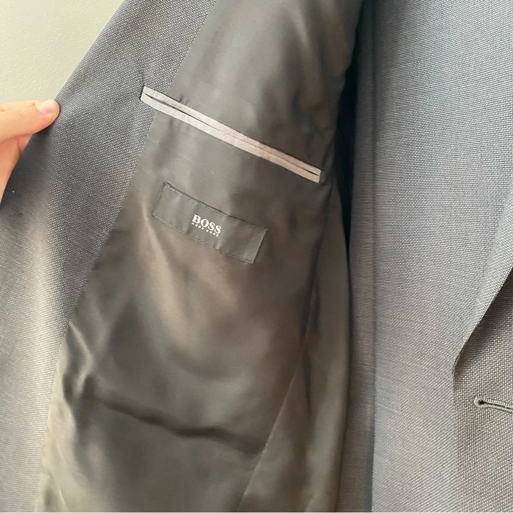 HUGO BOSS SUIT | SLIM-FIT SUIT IN WOOL, SILK AND STRETCH - Picture 5 of 7